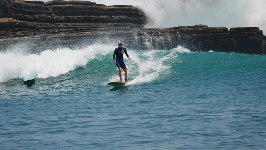 8_Surfen in Popoyo, der Point Break ist ideal für Anfänger und Longboards